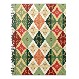 Farbiges Weihnachtsnotizbuch – Festliches Winterde Notizblock