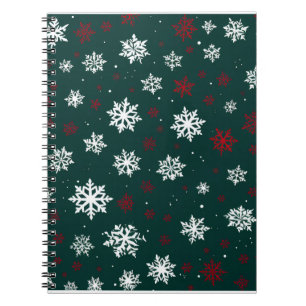 Farbiges Weihnachtsnotizbuch – Festliches Winterde Notizblock