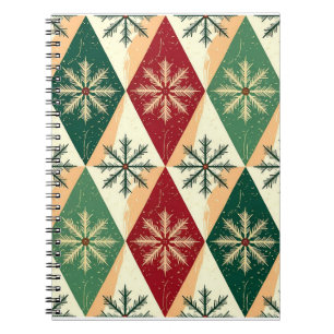Farbiges Weihnachtsnotizbuch – Festliches Winterde Notizblock
