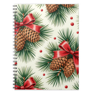 Farbiges Weihnachtsnotizbuch – Festliches Winterde Notizblock