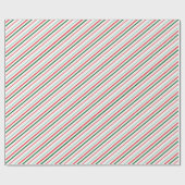 Farbiges Weihnachtsstreifen-Umschlagpapier Geschenkpapier (Flach)