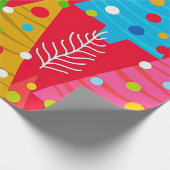 Farbiges Weihnachtswrapping Papier Geschenkpapier (Ecke)