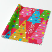 Farbiges Weihnachtswrapping Papier Geschenkpapier (Ungerollt)