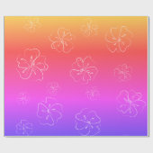 Farbiges Weiß Geschenkpapier (Flach)