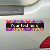 Farbiges Wellenmuster Autoaufkleber (Auf Auto)