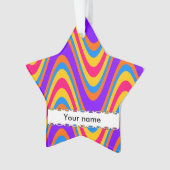 Farbiges Wellenmuster Ornament (Vorderseite)