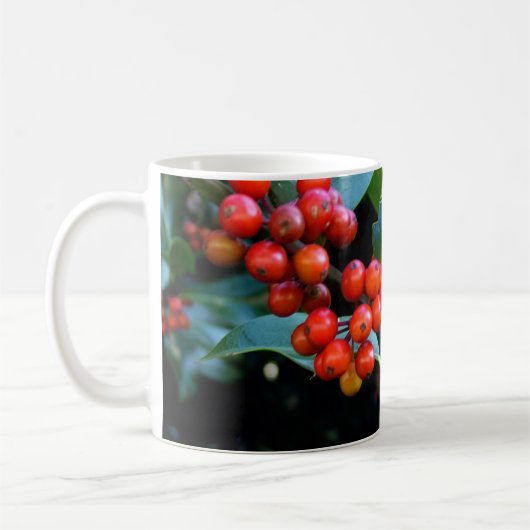 farbiges Wintergeschenk Kaffeetasse (Links)