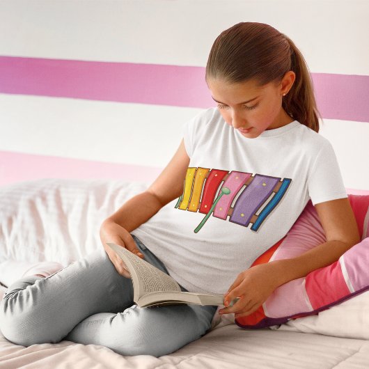 Farbiges Xylophon T-Shirt