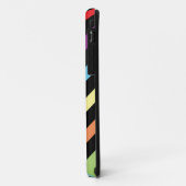 Farbiges Zickzack-Muster Case-Mate iPhone Hülle (Hinten/Links)