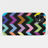 Farbiges Zickzack-Muster Case-Mate iPhone Hülle (Rückseite (Horizontal))