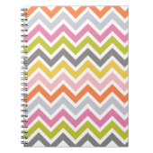 Farbiges Zickzack Notebook Notizblock (Vorderseite)