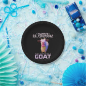 Farbiges Ziegengeschenk Pappteller (Party)