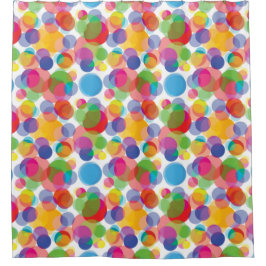 Farbiges Zirkelmuster Duschvorhang