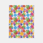 Farbiges Zirkelmuster Fleece Blanket (Vorderseite)