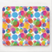 Farbiges Zirkelmuster Mousepad (Vorne)