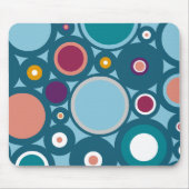 Farbiges Zirkelmuster Mousepad (Vorne)