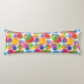 Farbiges Zirkelmuster Seitenschläferkissen (Vorderseite)