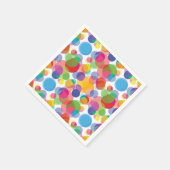 Farbiges Zirkelmuster Serviette (Ecke)
