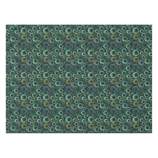 Farbiges Zirkelmuster Tischdecke (Vorderseite (Horizontal))