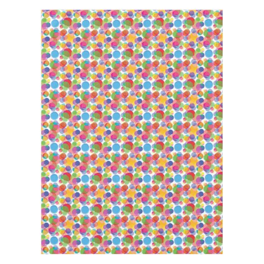 Farbiges Zirkelmuster Tischdecke (Vorderseite)