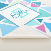 FARBIL TRIANGLES Sherpa Blanket Sherpadecke (3/4)