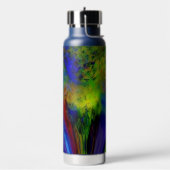 "Farbinfusion" (mit Stroh/Pop-up) Wasserflasche Trinkflasche (Links)
