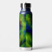 "Farbinfusion" (mit Stroh/Pop-up) Wasserflasche Trinkflasche (rechts)