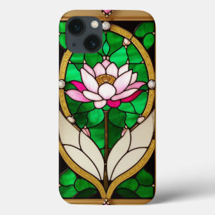 Farbintensives Bleiglas-Blumendesign Case-Mate iPhone Hülle