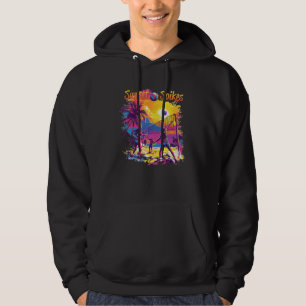 Farbintensives Teamdesign mit Grafik und Text Hoodie