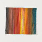 Farbintoxikation Sonnenuntergang (vertikal) Tapest Wandteppich (Vorderseite (Horizontal))