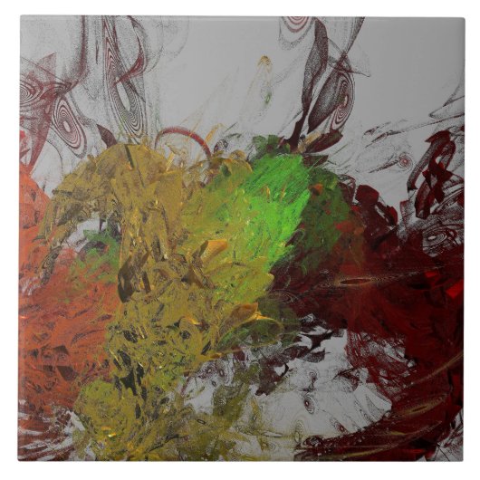 Farbinvasion Fliese (Vorderseite)