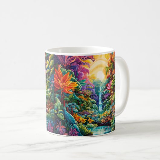 FarbJungle Kaffeetasse (VorderseiteRechts)