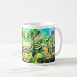 Farbkakteen Kaffeetasse