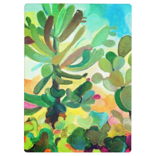 Farbkakteen Klemmbrett (Rückseite)