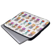 Farbkaktmuster Laptopschutzhülle (Vorne Knopf)