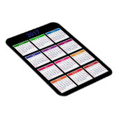 Farbkalender 2017 anpassbar magnet (Rechte Seite)