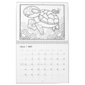 Farbkalender 2025 kalender (Mär 2027)