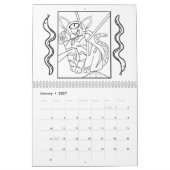Farbkalender 2025 kalender (Jan 2027)