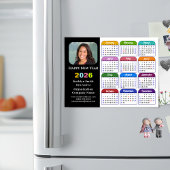 Farbkalender 2026 US-Urlaub Corporate Magnetic Magnetkarte