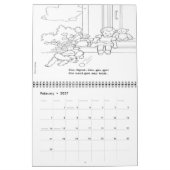 Farbkalender Dick und Jane Kalender (Feb 2027)