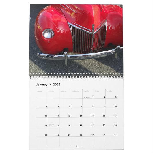 Farbkalender Kalender (Jan 2026)