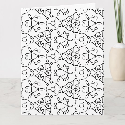 Farbkalidoskop Grußkarte Karte (Vorderseite)