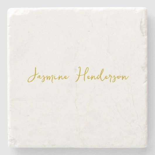 Farbkalligraphie Beruflich Steinuntersetzer (Vorderseite)