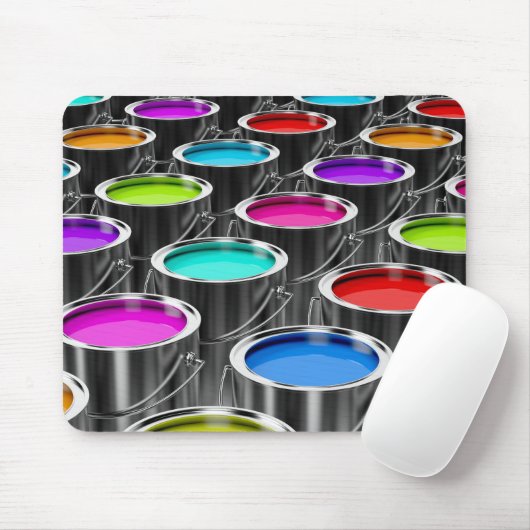 Farbkanister Mousepad (Mit Mouse)