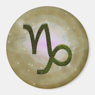 Farbkapricorn Zodiac Astrologisches Zeichen Magnet