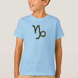 Farbkapricorn Zodiac Astrologisches Zeichen T-Shirt