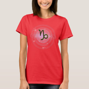 Farbkapricorn Zodiac Astrologisches Zeichen T-Shirt