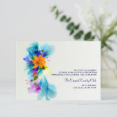 Farbkarte für Empfang Einladung (Stehend Vorderseite)