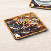 "Farbkaskade" Getränkeuntersetzer (Linke Seite)