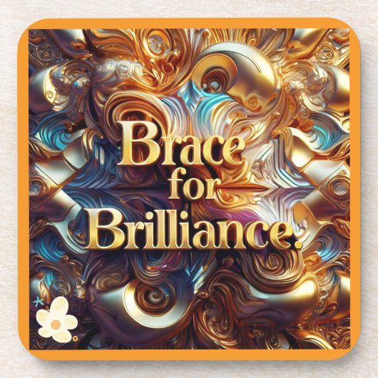 "Farbkaskade" Getränkeuntersetzer (Vorderseite)